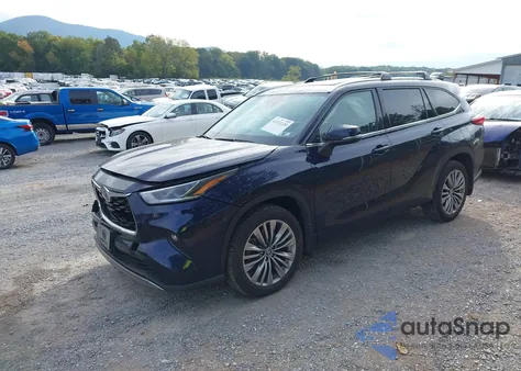 2021 Toyota Highlander Platinum from USA, damaged, VIN 5TDFZRBH9MS073183